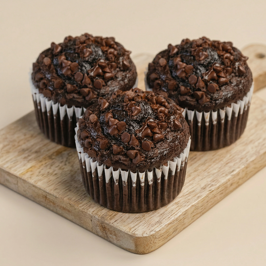 Double Chocolate Muffin – Pack of 3