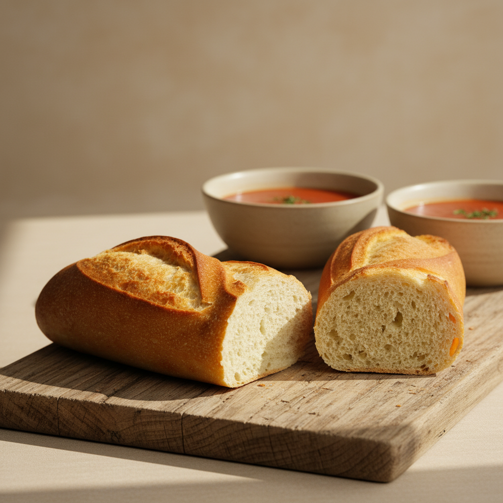 Organic Classic Half Baguette - Pack of 2